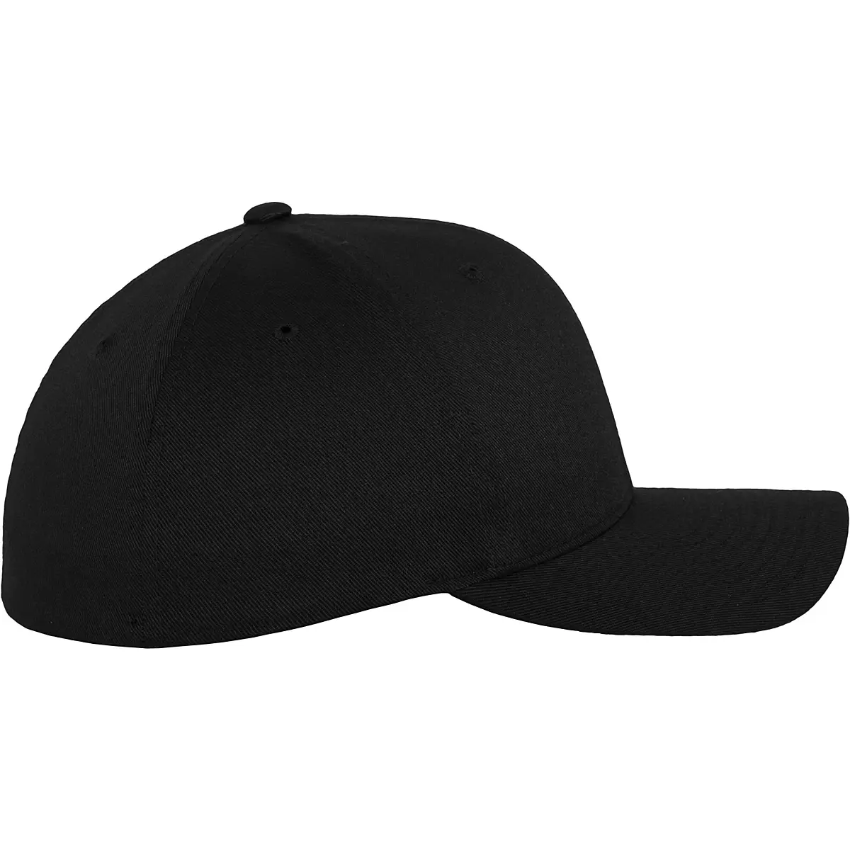 Flexfit Wooly Combed Cap schwarz/schwarz