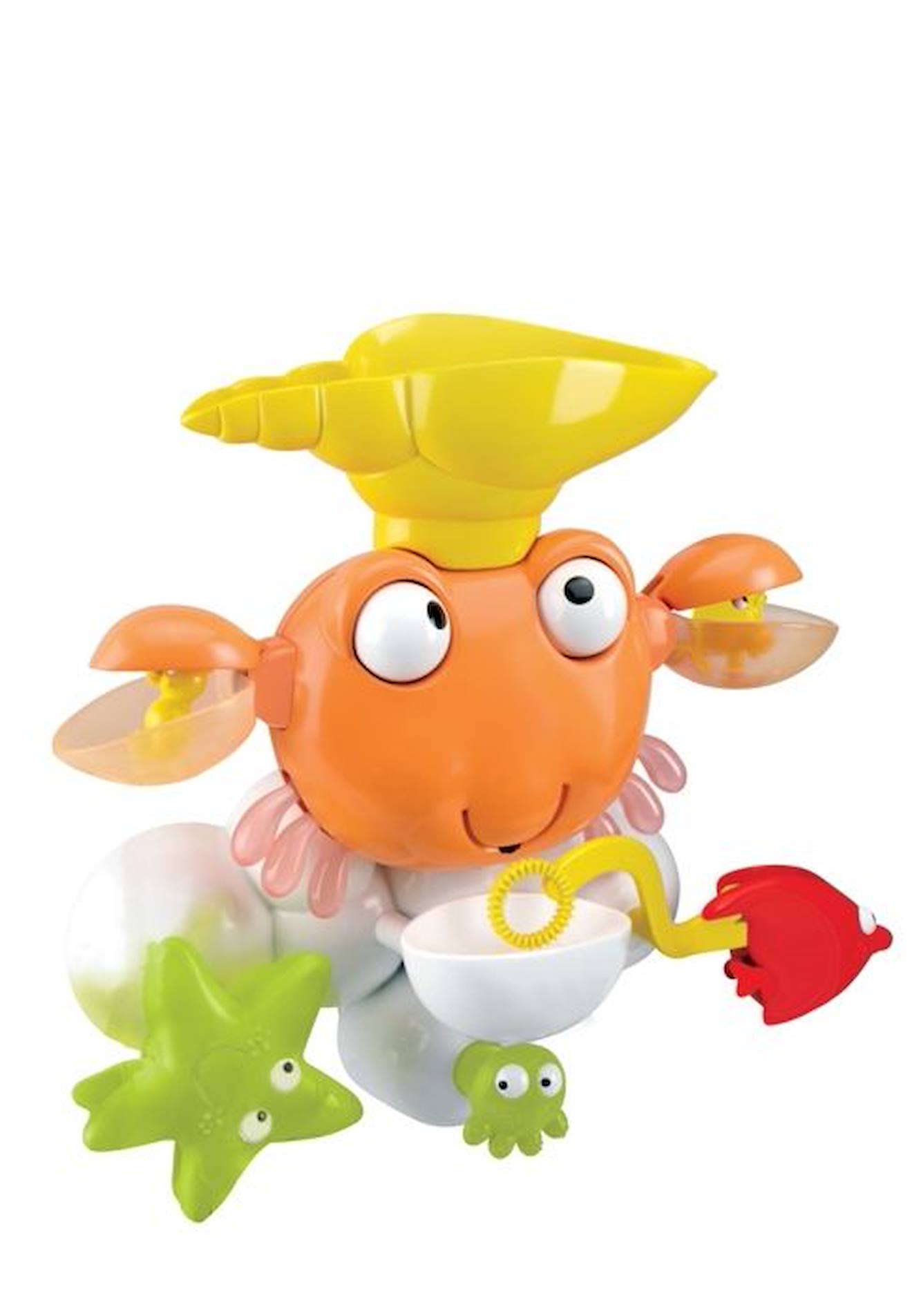 Jeu de Bain avec de nombreuses activités en forme de CRABE noir