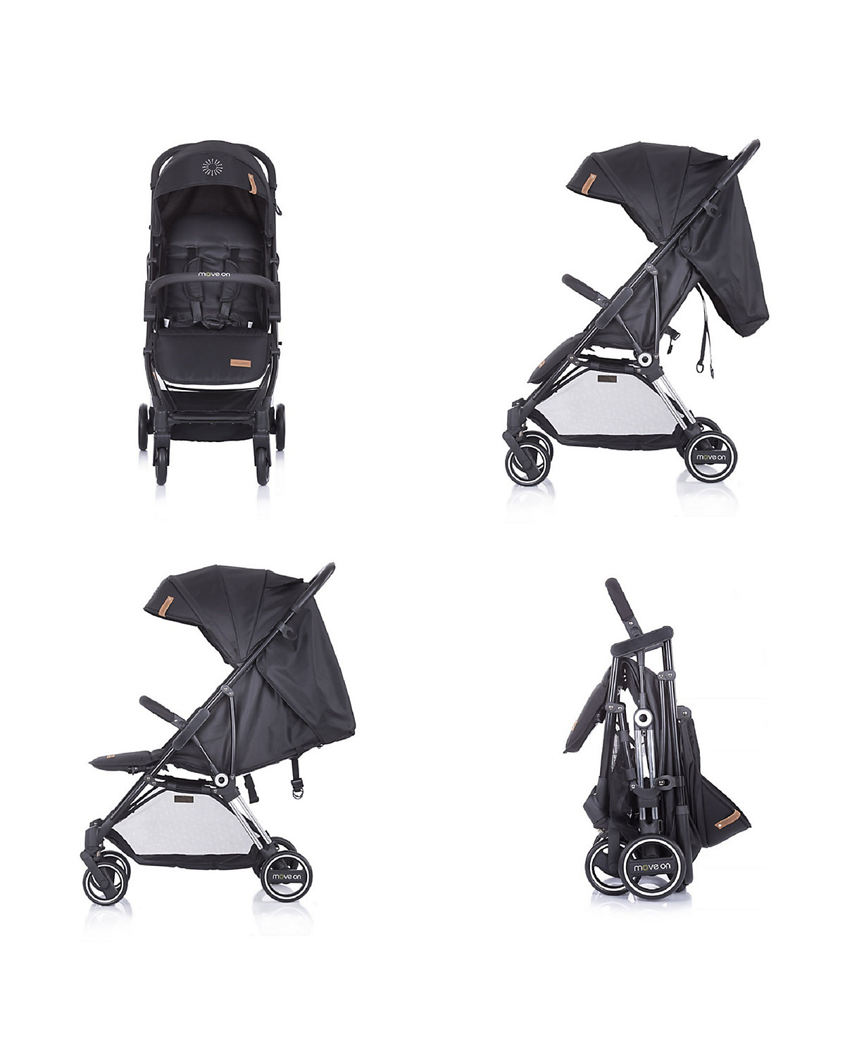 Kinderwagen Move on, klappbar, gefederte Vorderräder Buggys