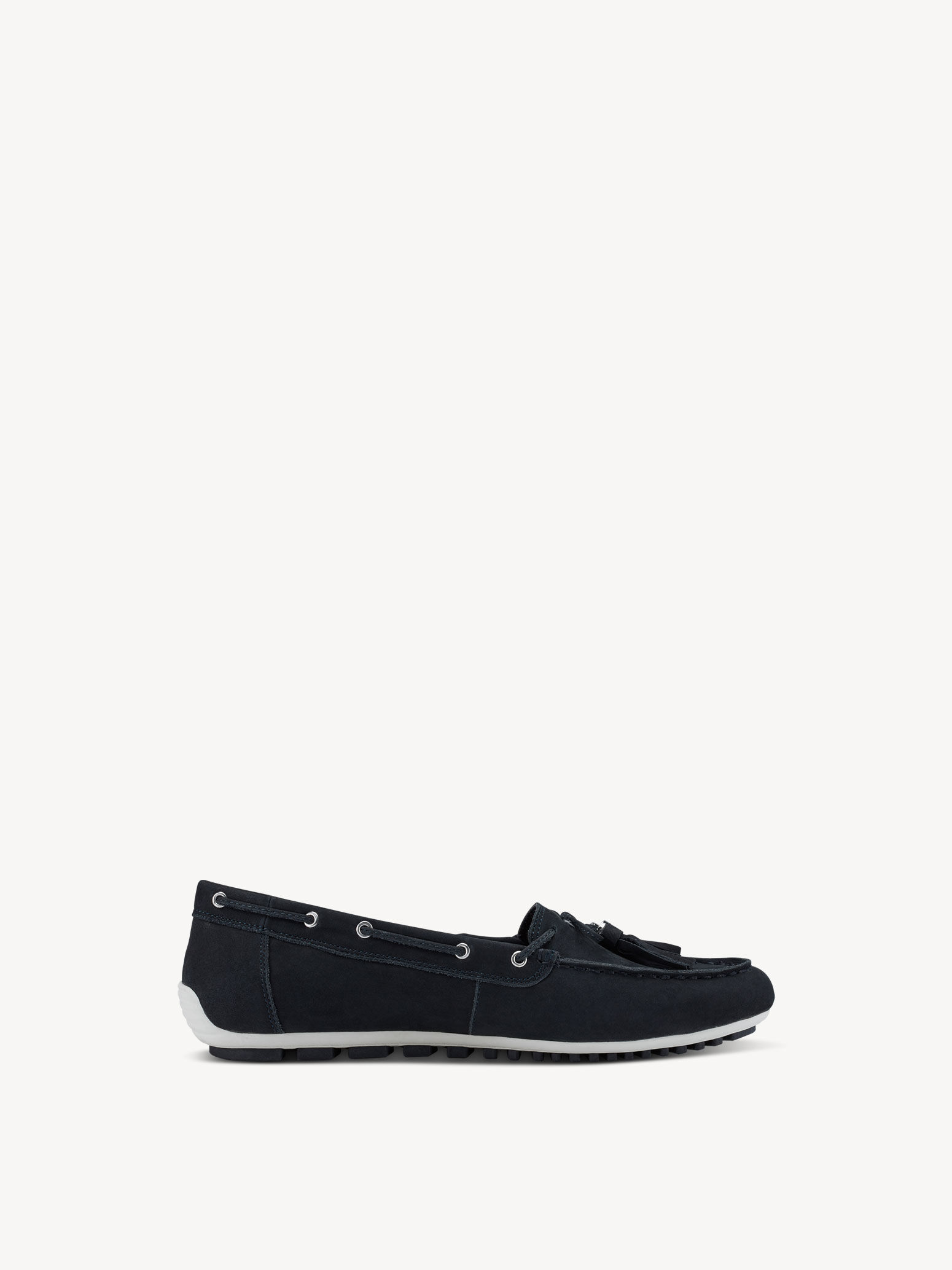 Mocassin en cuir - bleu