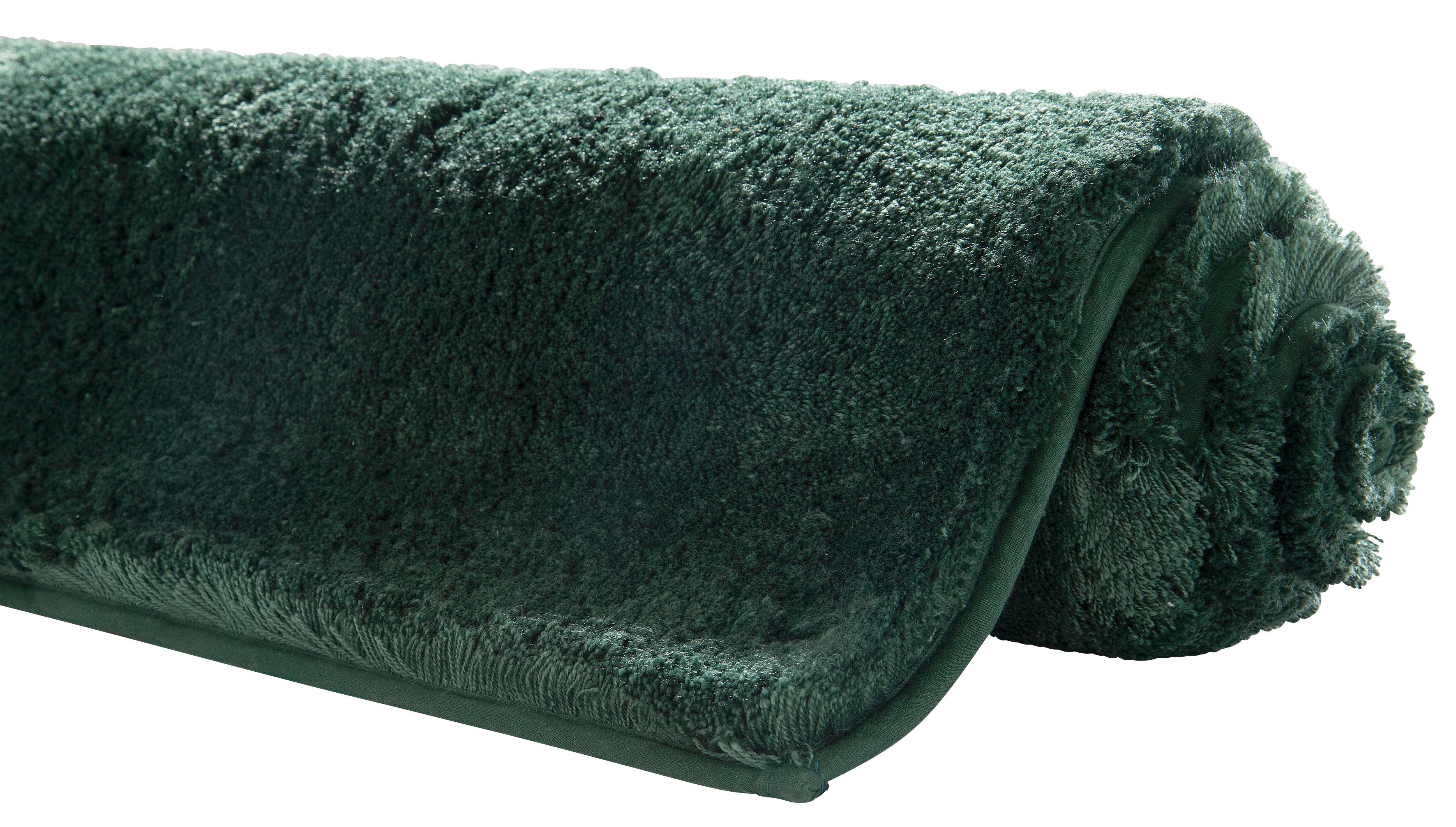 Badematte Cloudy Kleine Wolke, Höhe 24 mm, rutschhemmend beschichtet, fußbodenheizungsgeeignet, Polyester, rechteckig, Badteppich, Uni-Farben, besonders weiche Haptik, waschbar