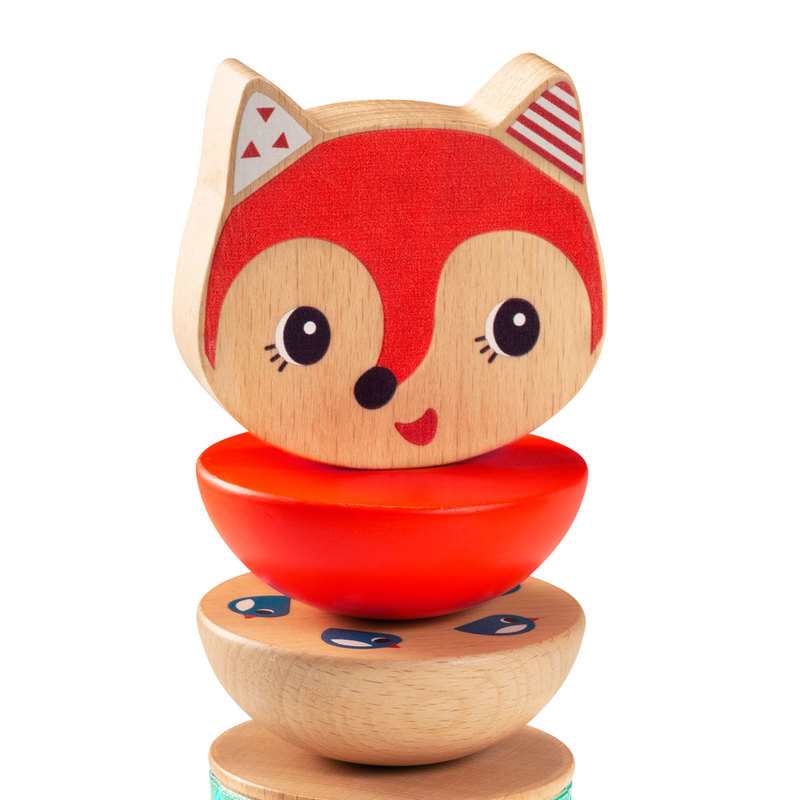 Pyramide bois et tissu Alice Lilliputiens