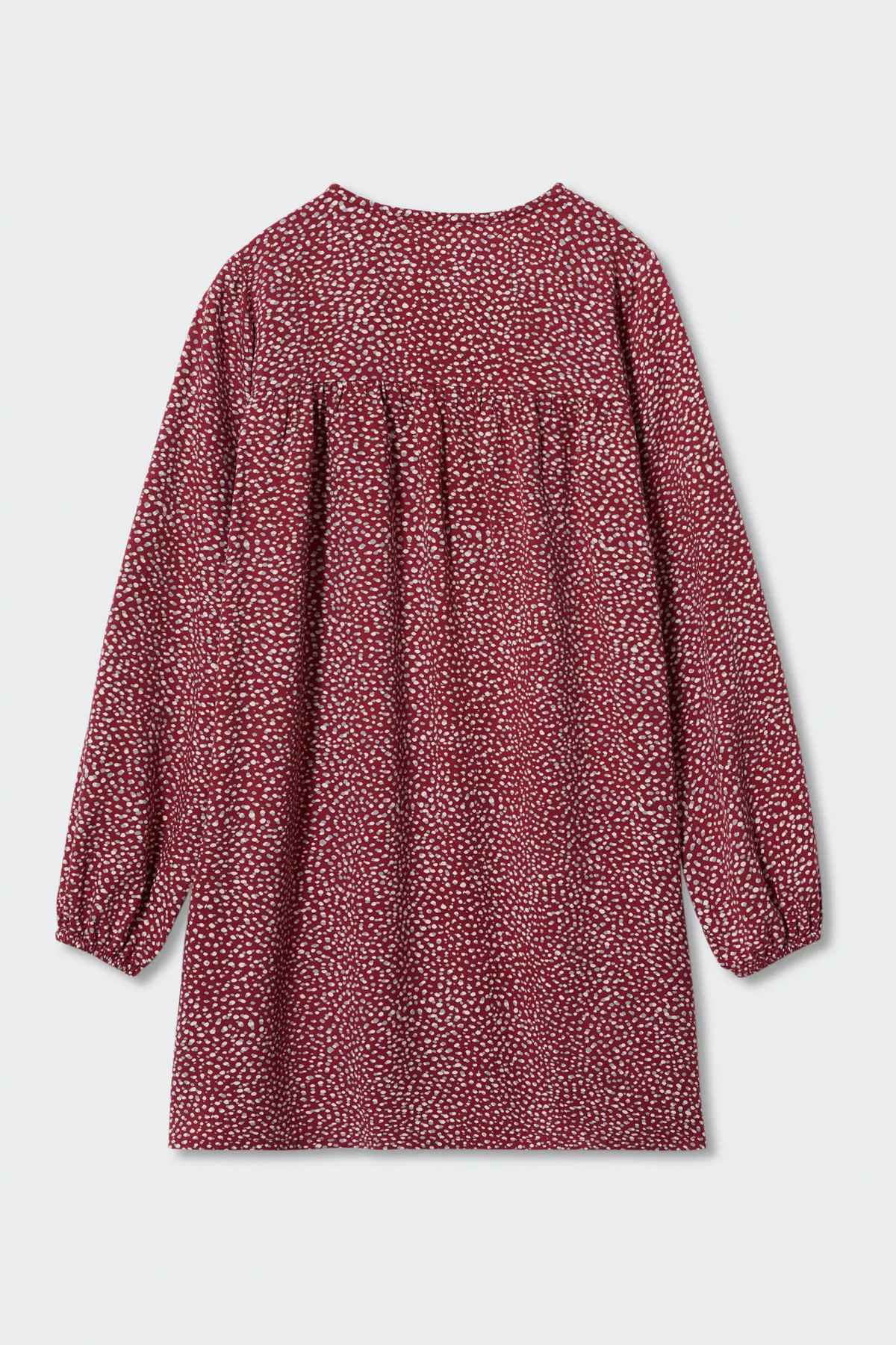 MANGO Kids  Dunkelrotes Mädchenkleid