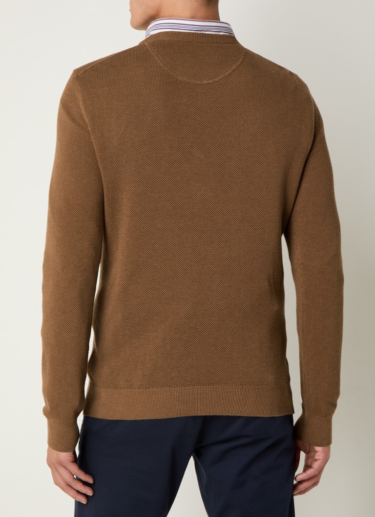Maglione Gant in maglia fine, strutturato e decorato con un logo