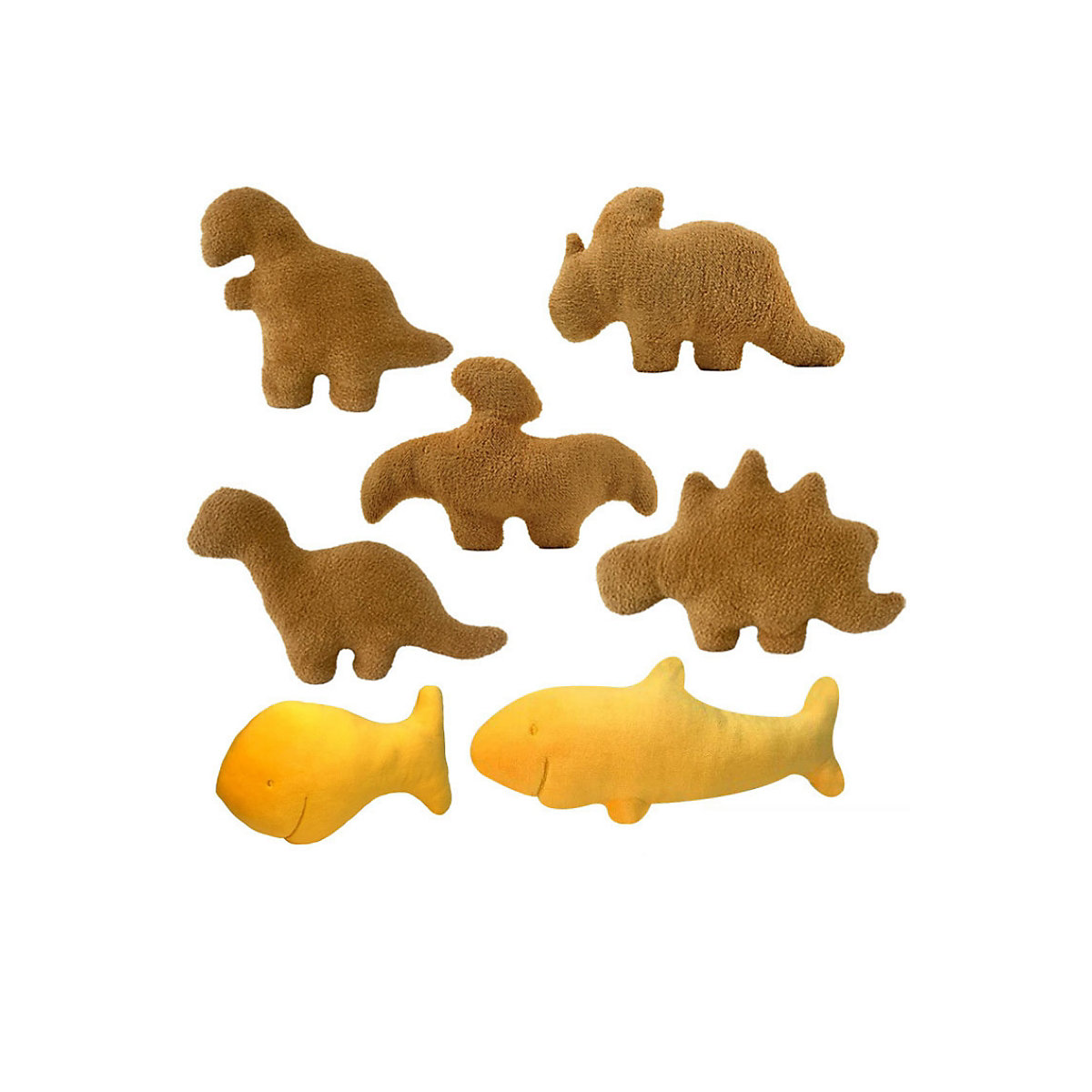 Cartoon Dinosaurier Huhn Block Puppe Kissen Stegosaurus Tyrannosaurus Kuscheltiere