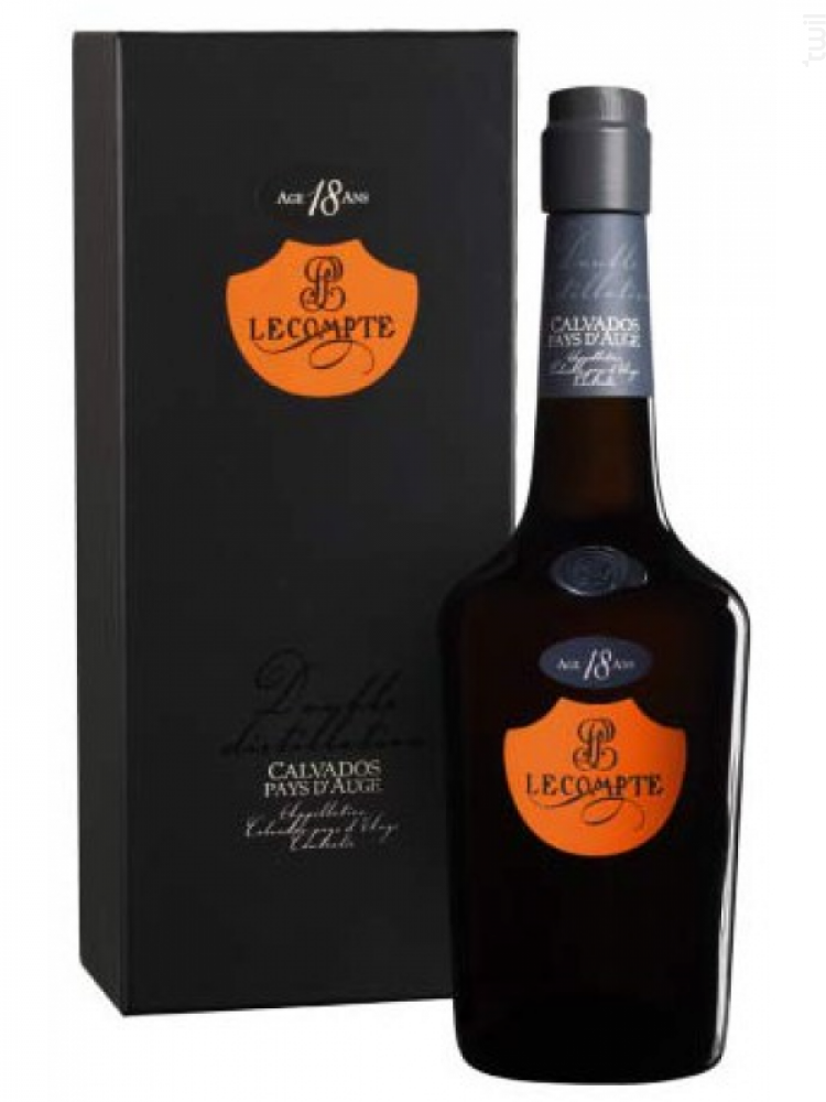 Calvados Lecompte Pays D'auge - 18 Ans Calvados Lecompte