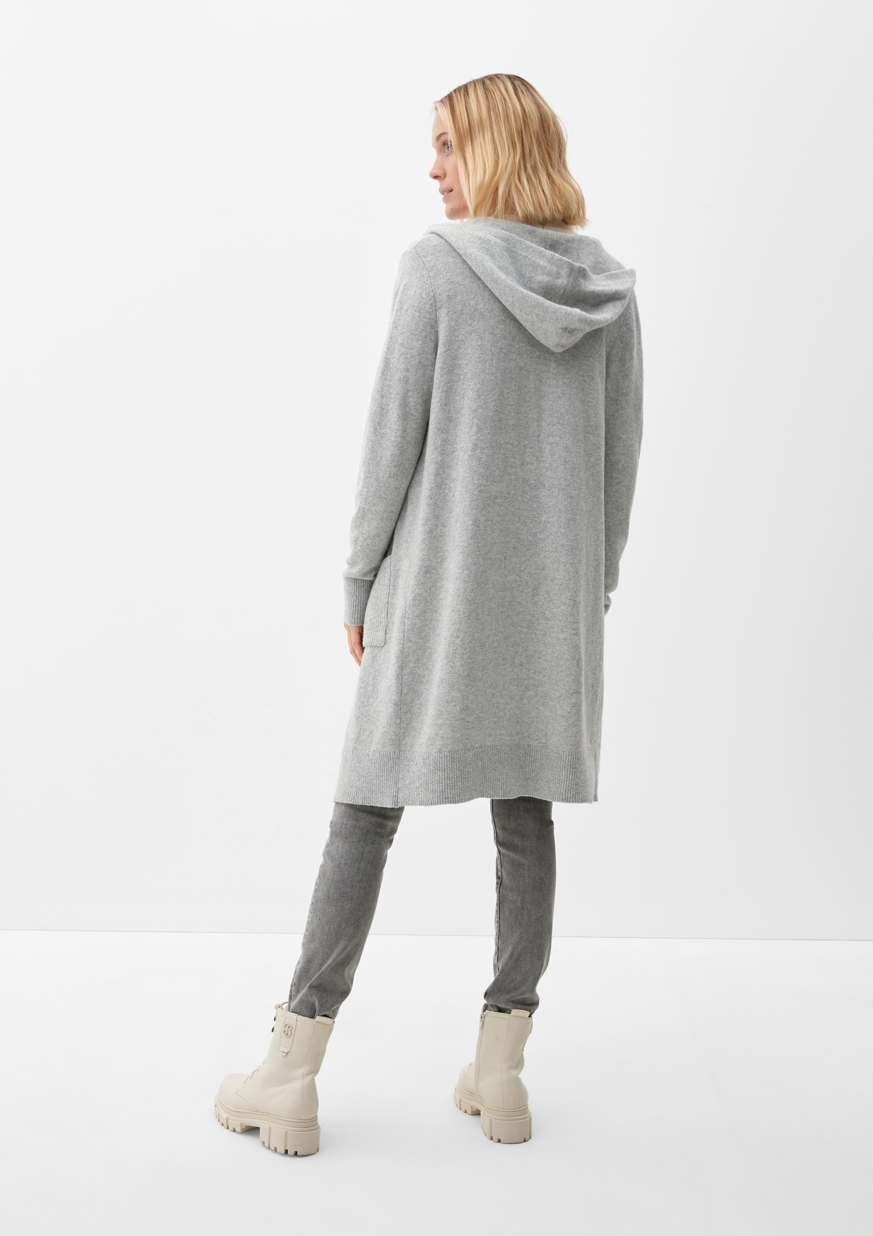 Long-Cardigan mit Kapuze  2118908-9400