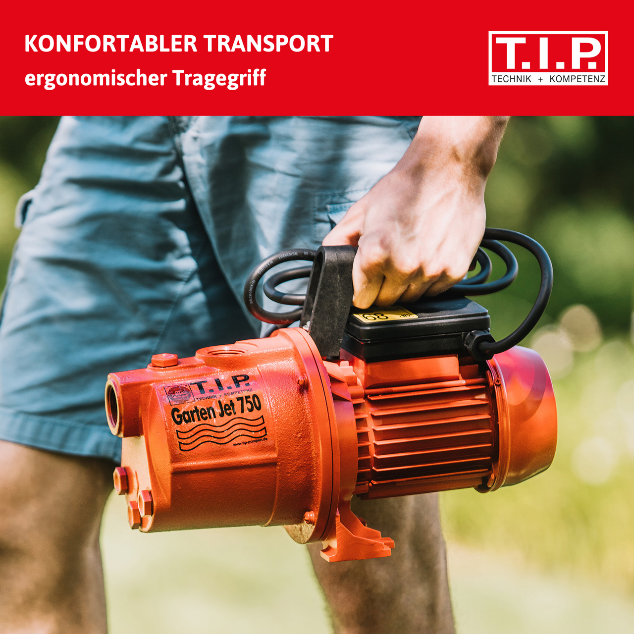T.I.P. T.I.P Gartenpumpen / Guss GARTEN-JET 750