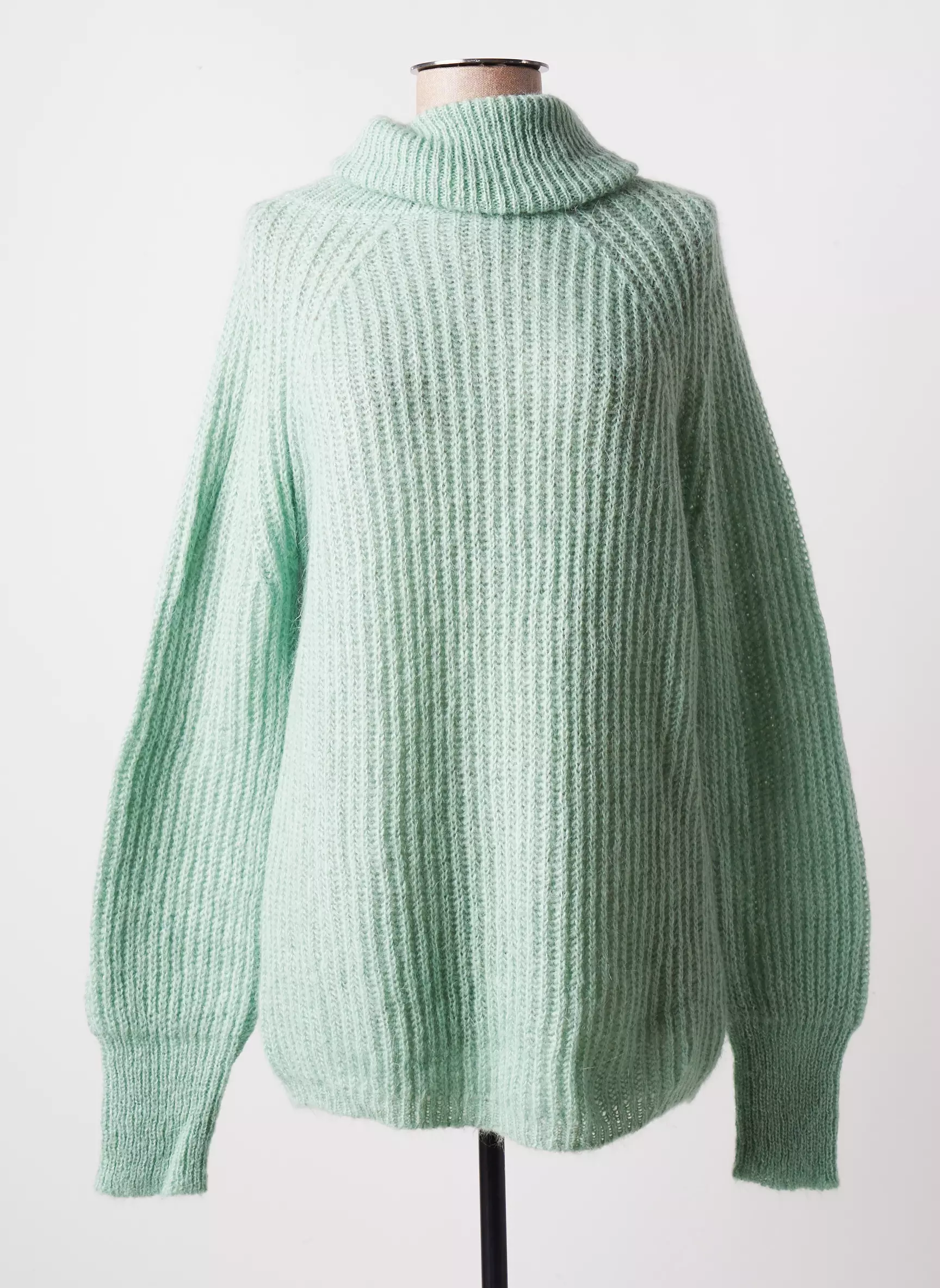 Blanc Boheme Pull Tuniques Femme couleur vert