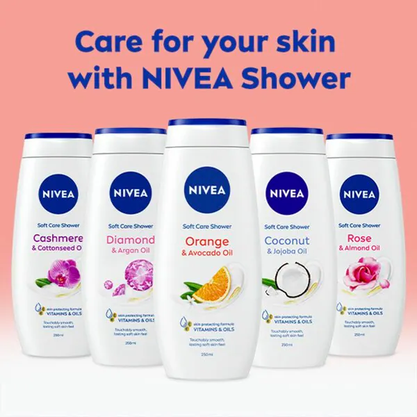 NIVEA Soft Care Shower Orange & Avocado Oil Shower Gel 500ml - Normal skin