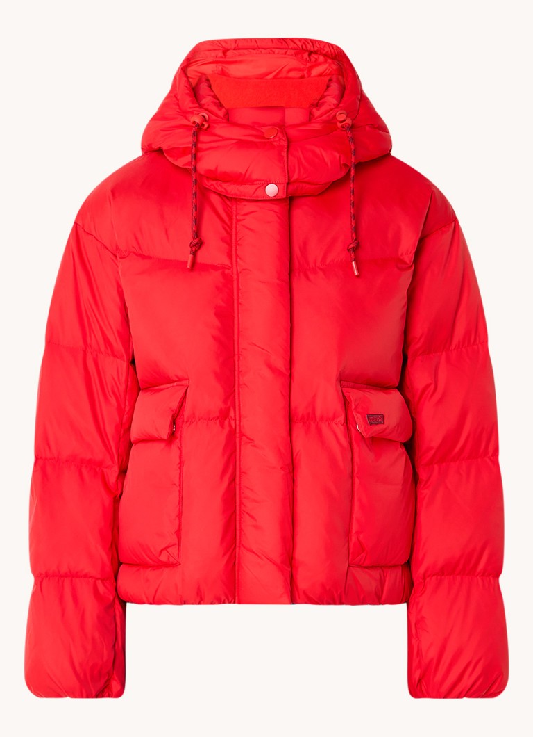 Levi's Western Bubble puffer jacket with down filling and detachable hood