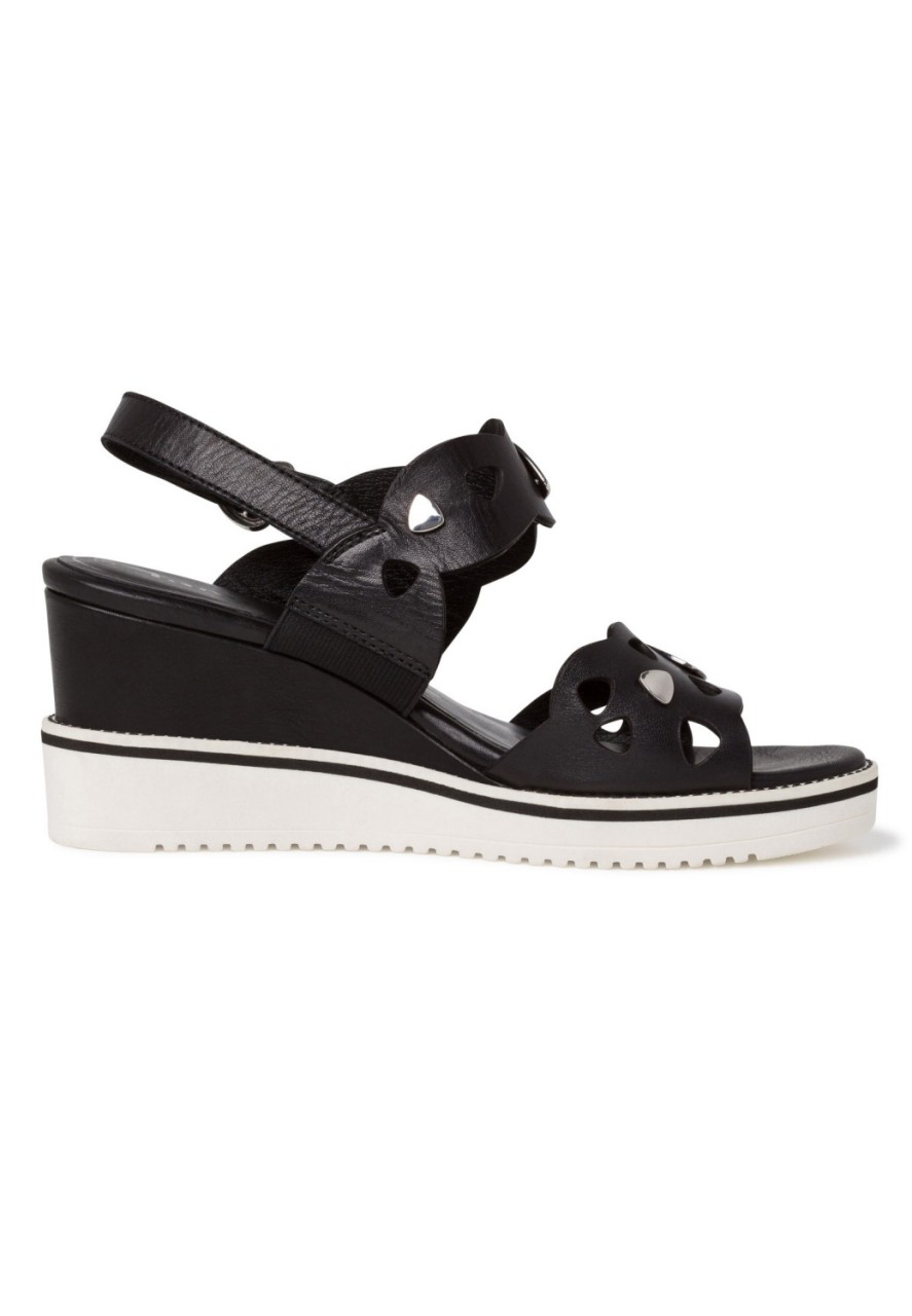 TAMARIS Riemchen Sandalen schwarz