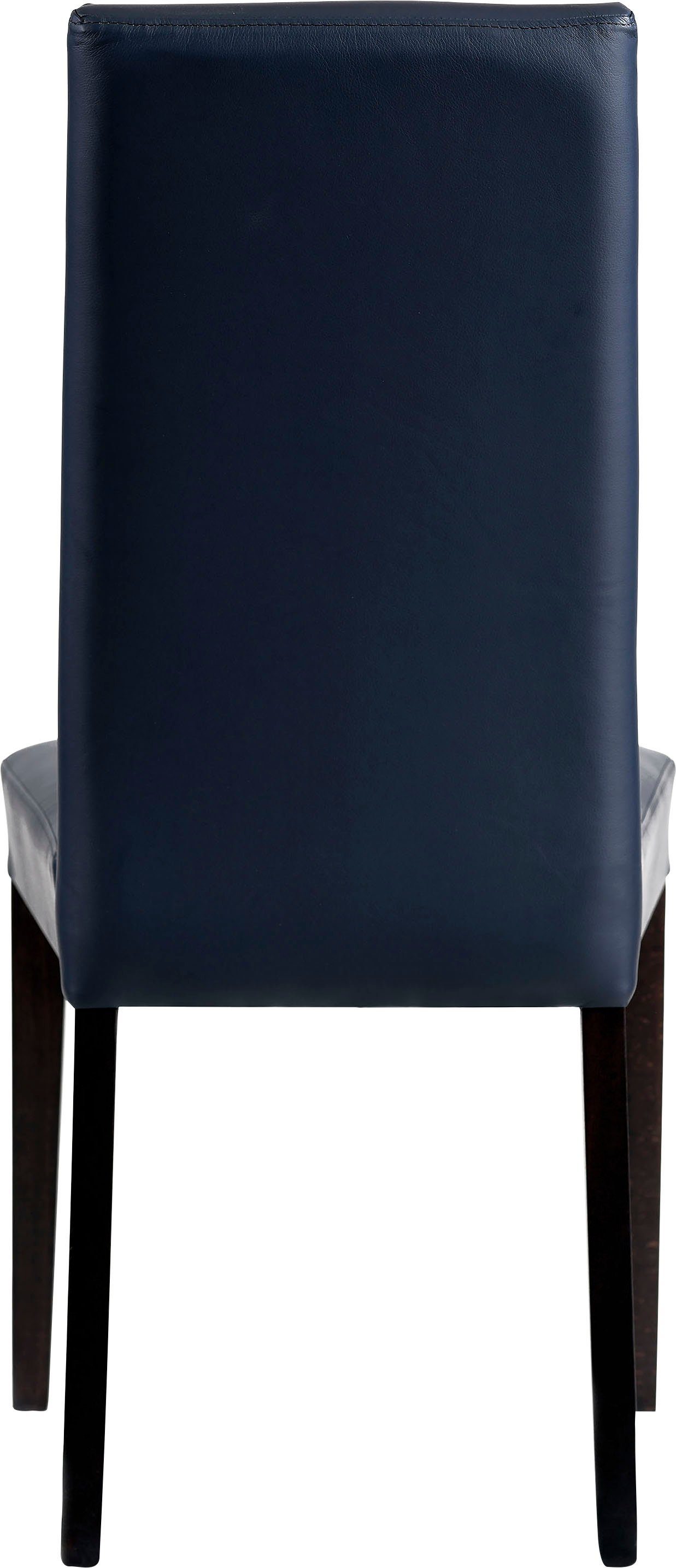 Home affaire Polsterstuhl Java (Set, 2 St), Gestell aus Massivholz, im 2er-Set, naturfarben oder dunkle