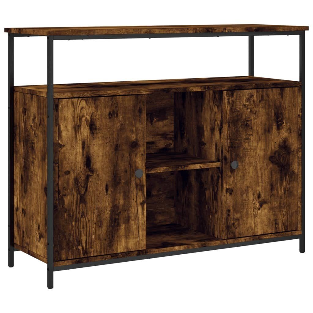 vidaXL Sideboard Sideboard Räuchereiche 100x35x80 cm Holzwerkstoff (1 St)