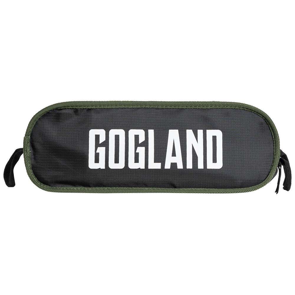 GOGLAND faltbarer Campingstuhl 2er-Pack schwarz/army grün