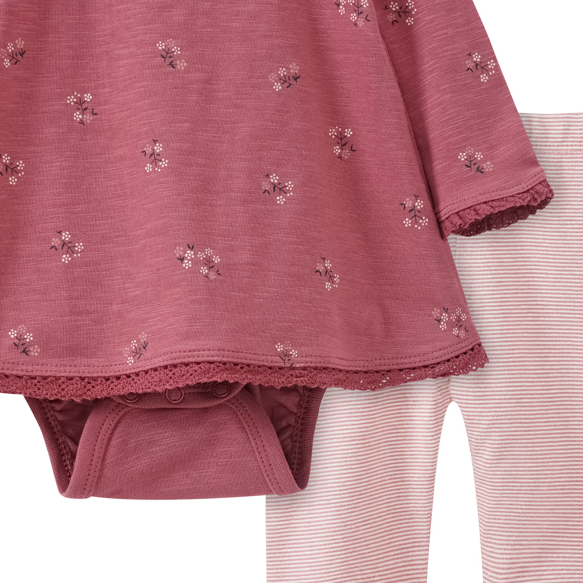 Baby Bodykleid und Hose im Set