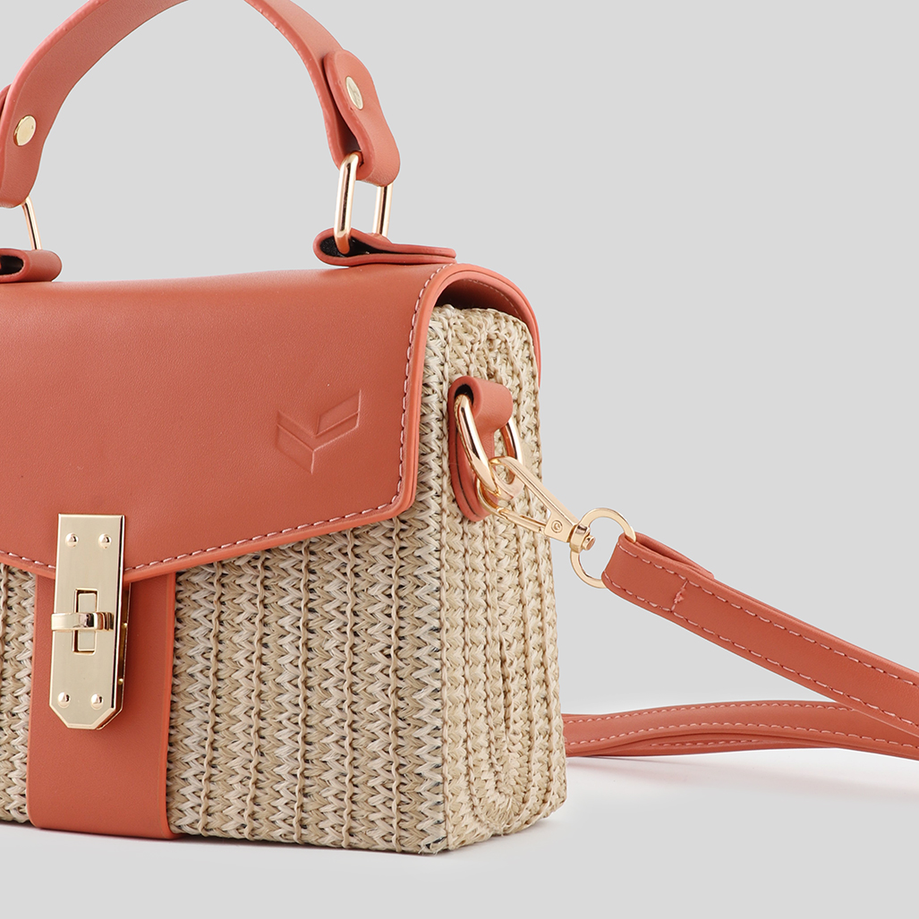 ELSA   Sac corail femme