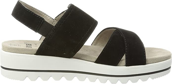 JANA Klassische Sandalen schwarz