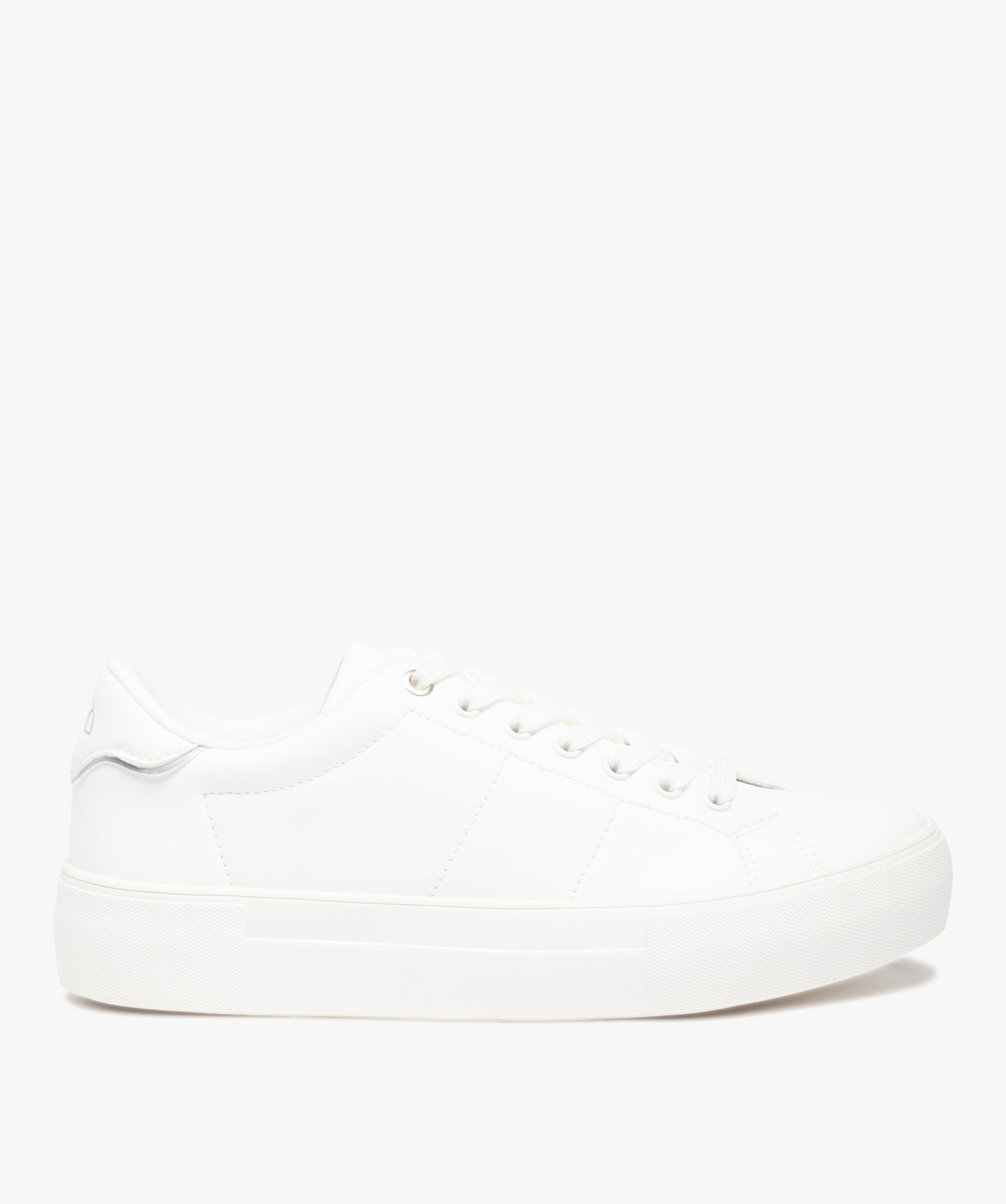 Tennis femme unies à lacets – Ellesse Virgin blanc | GEMO