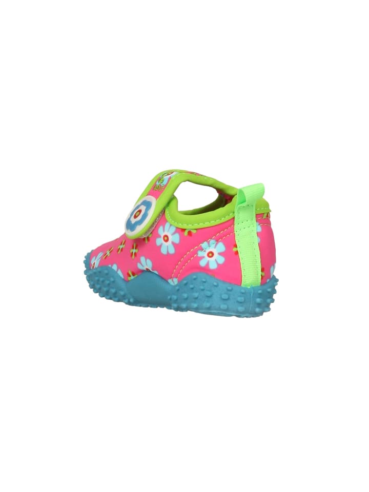 Playshoes Aqua-Schuh Blumen in Pink günstig kaufen