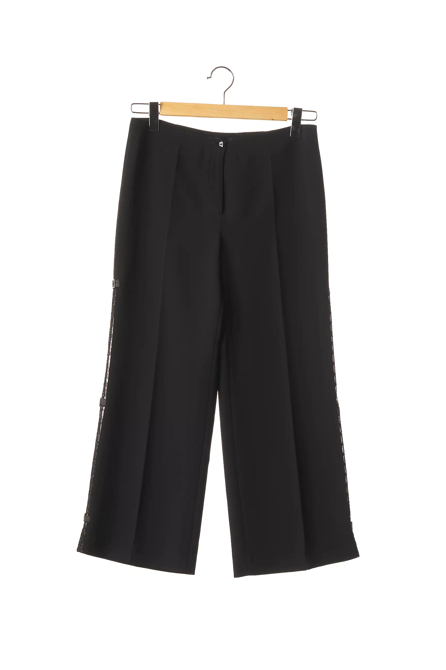 Patio By Enrico Cavali Pantalons Larges Femme couleur noir