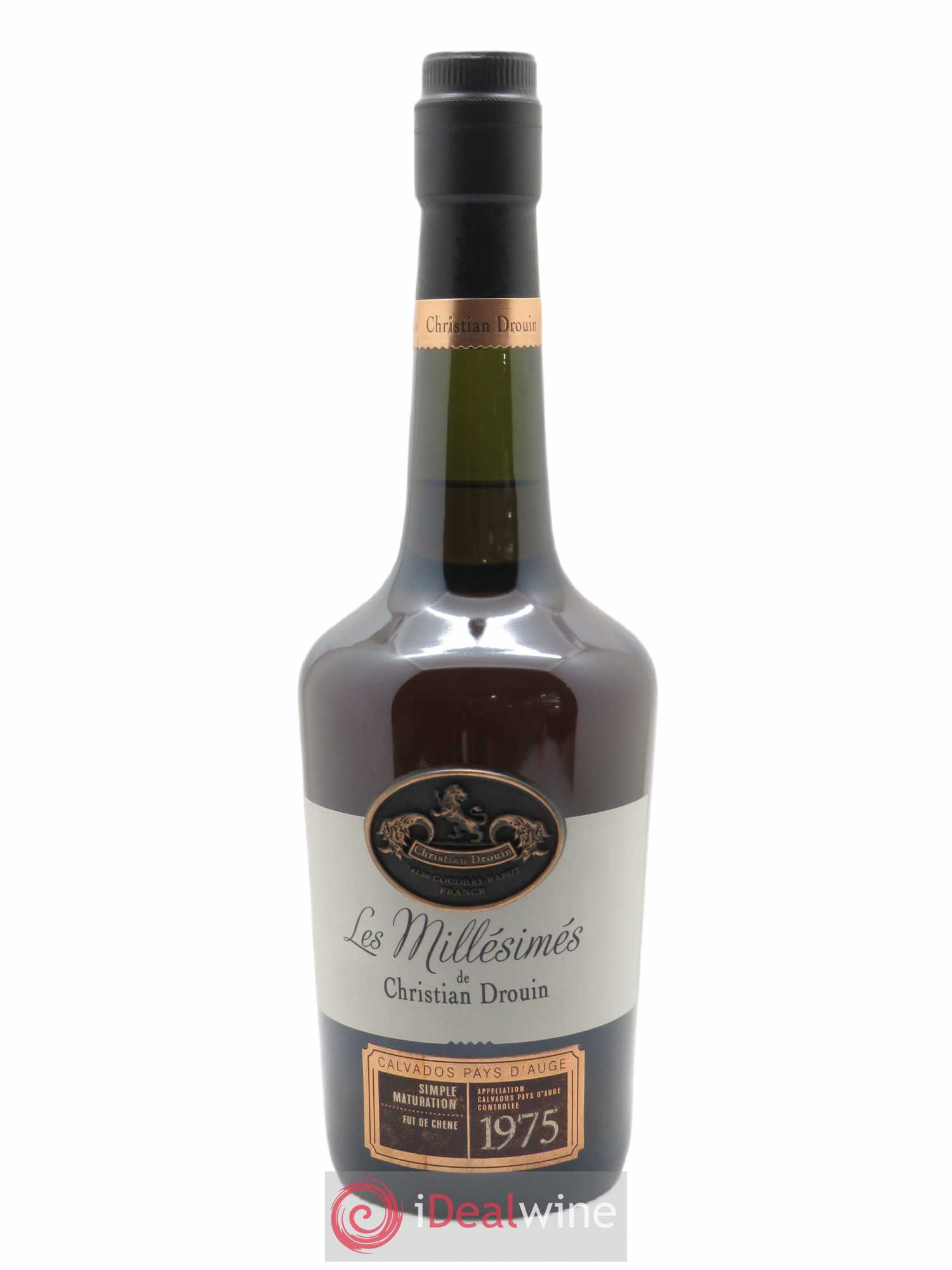 Calvados Christian Drouin Pays d'Auge (70cl) 1975 - Lot de 1 Bouteille