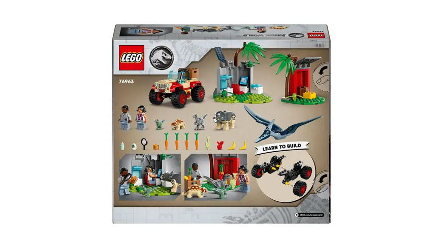 LEGO Jurassic World 76963 Rettungszentrum für Baby-Dinos