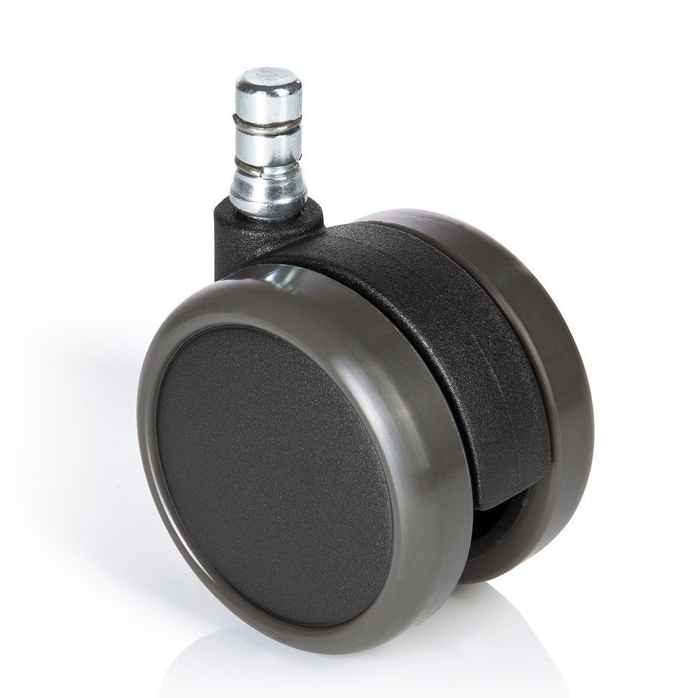 hjh OFFICE Stuhlrolle Stuhlrollen 5x ROLO No-Noise 11mm/65mm, (5er Pack)