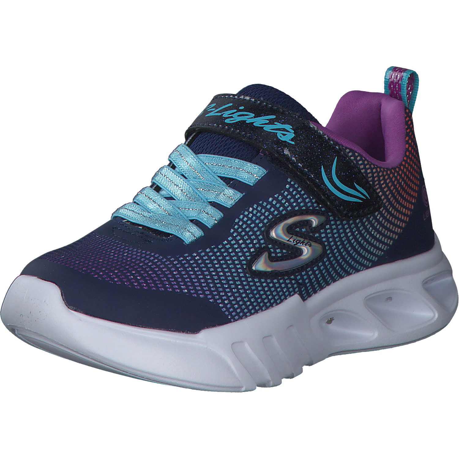 Skechers 303700L, Sneakers Low, Kinder, NVMT navy/multi