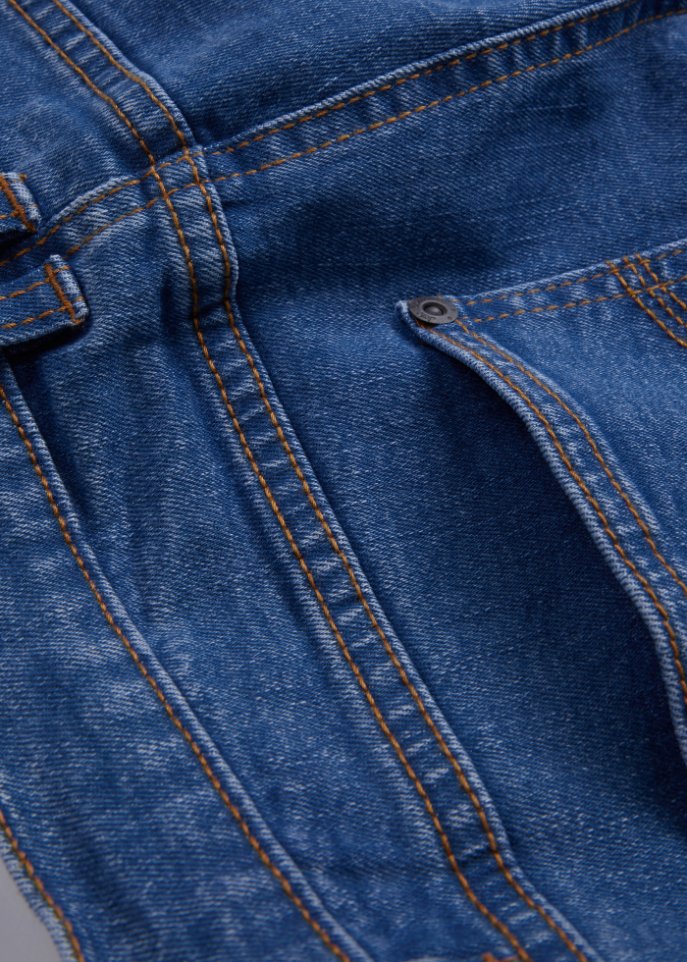 Essential Basic Stretch-Jeans, Wide