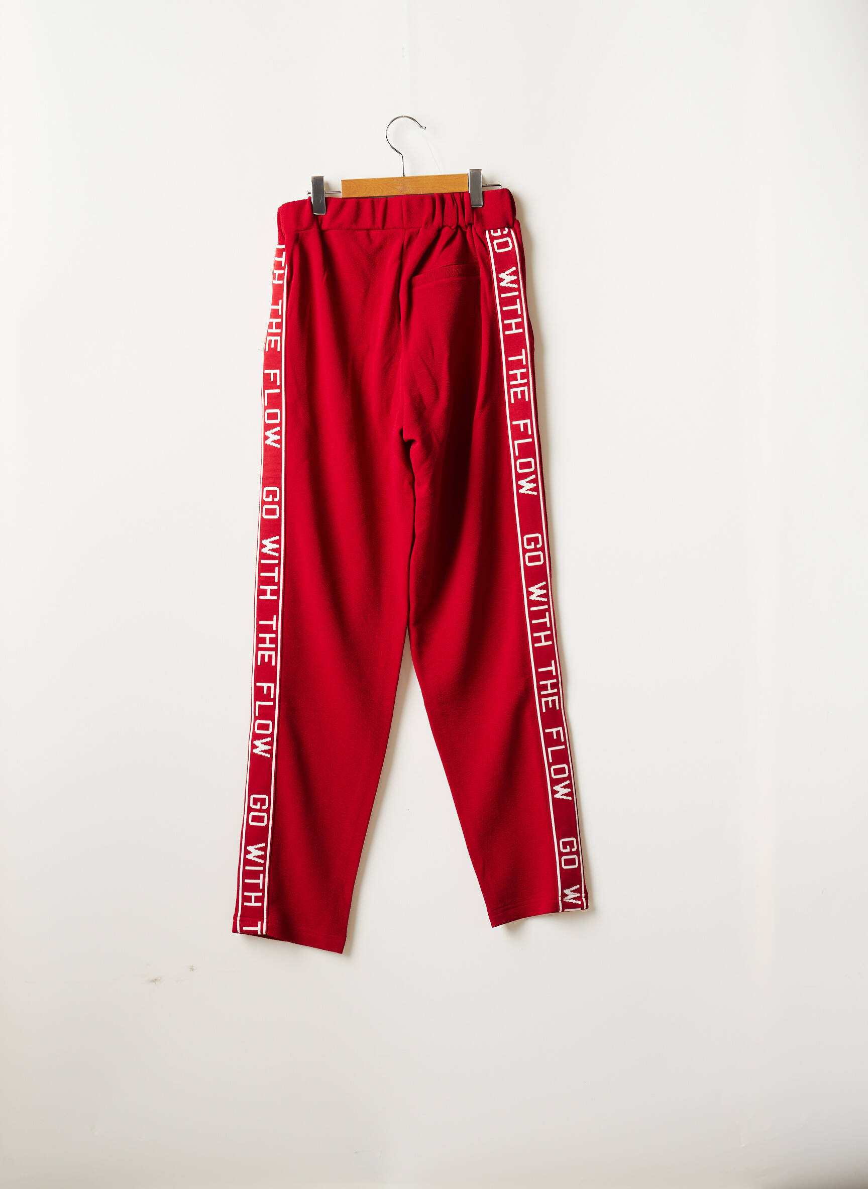 Beckaro Pantalons Droits Fille couleur rouge