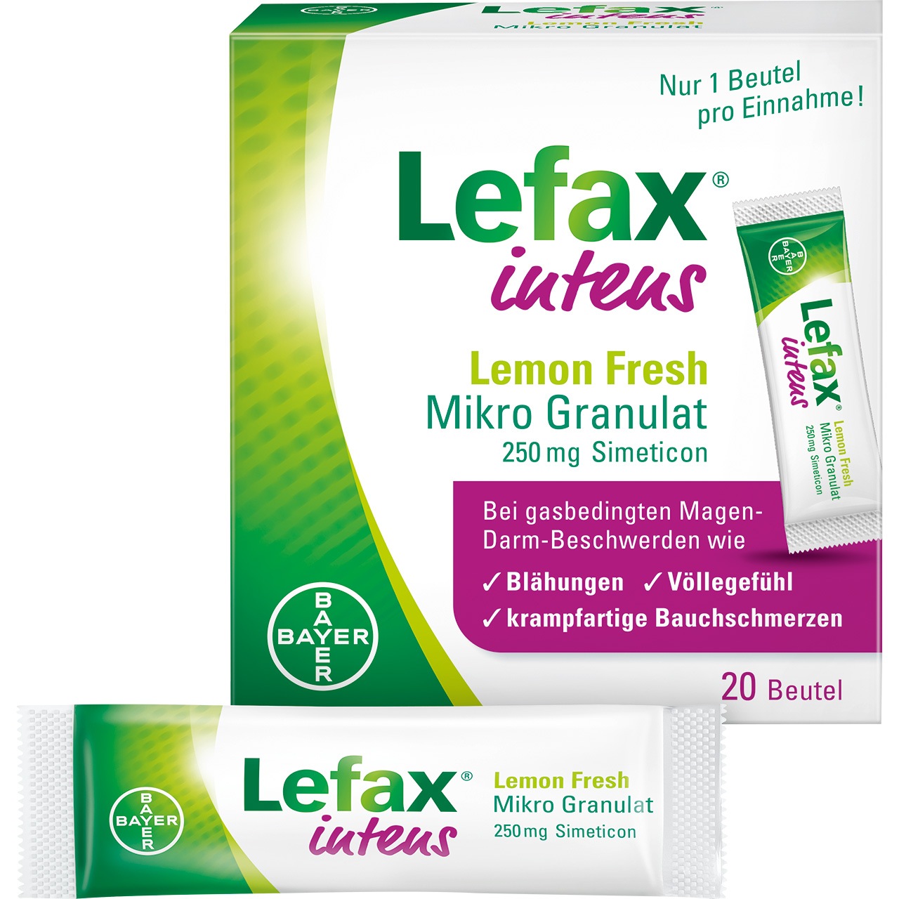intens Lemon Fresh Mikro Granul.250 mg Sim.