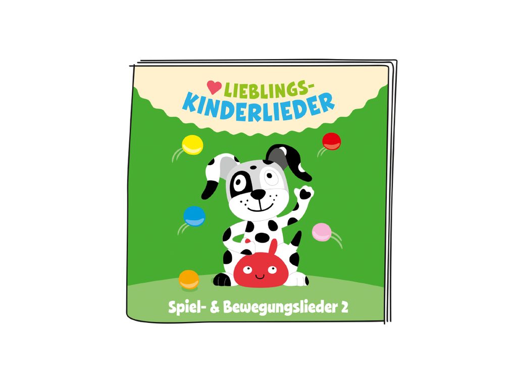 tonies Hörspielfigur Tonies-Spiel und Bewegungslieder 2023, (1-St., Hörfigur, Booklet / Anleitung), Magnethaftend, handbemalt, integrierter NFC-Chip