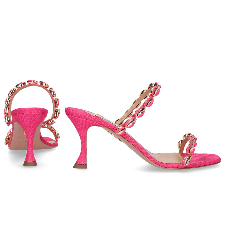 Aquazzura - Sandalen OFF TO BALI Bast - rot