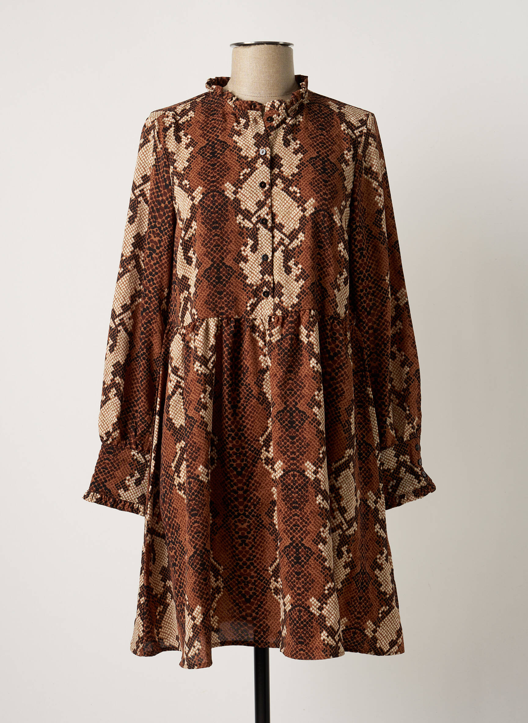 Vila Robes Courtes Femme couleur marron