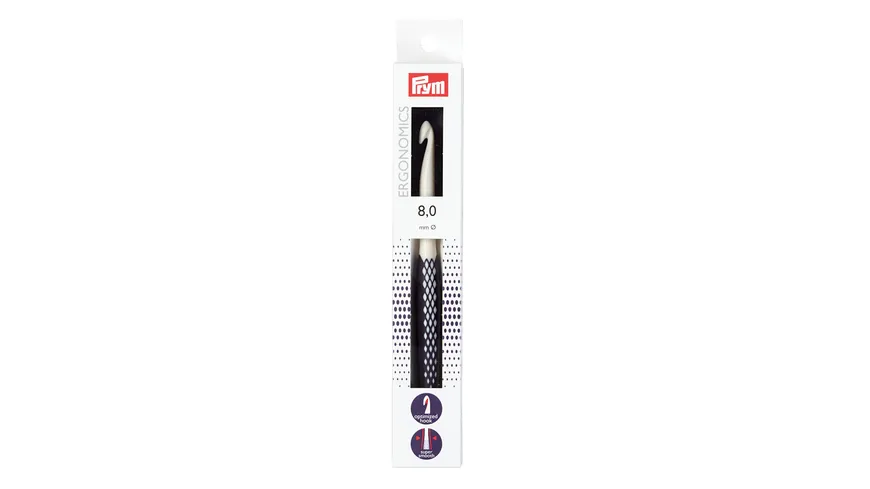 Prym Wollhäkelnadel Ergonomics Stärke 8