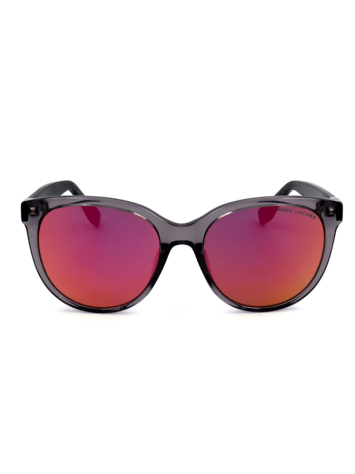 Marc Jacobs Damen-Sonnenbrille in Grau/ Pink-Gelb günstig kaufen 55