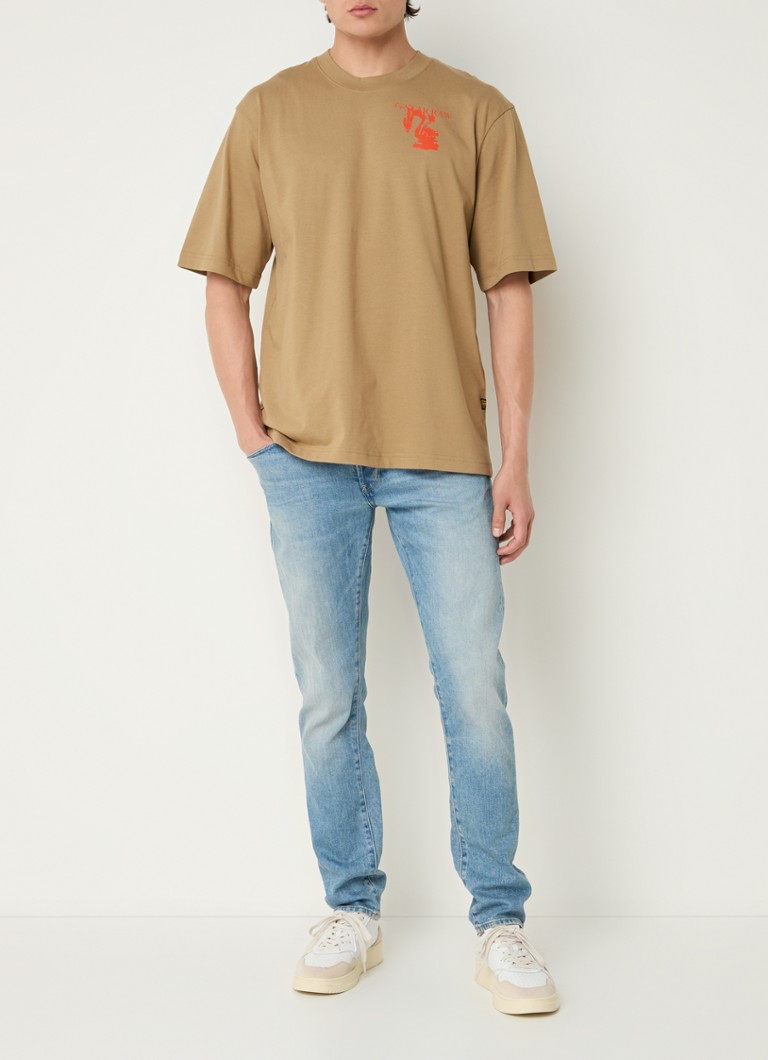 G-Star RAW Industry T-shirt made of organic cotton with logo and back print