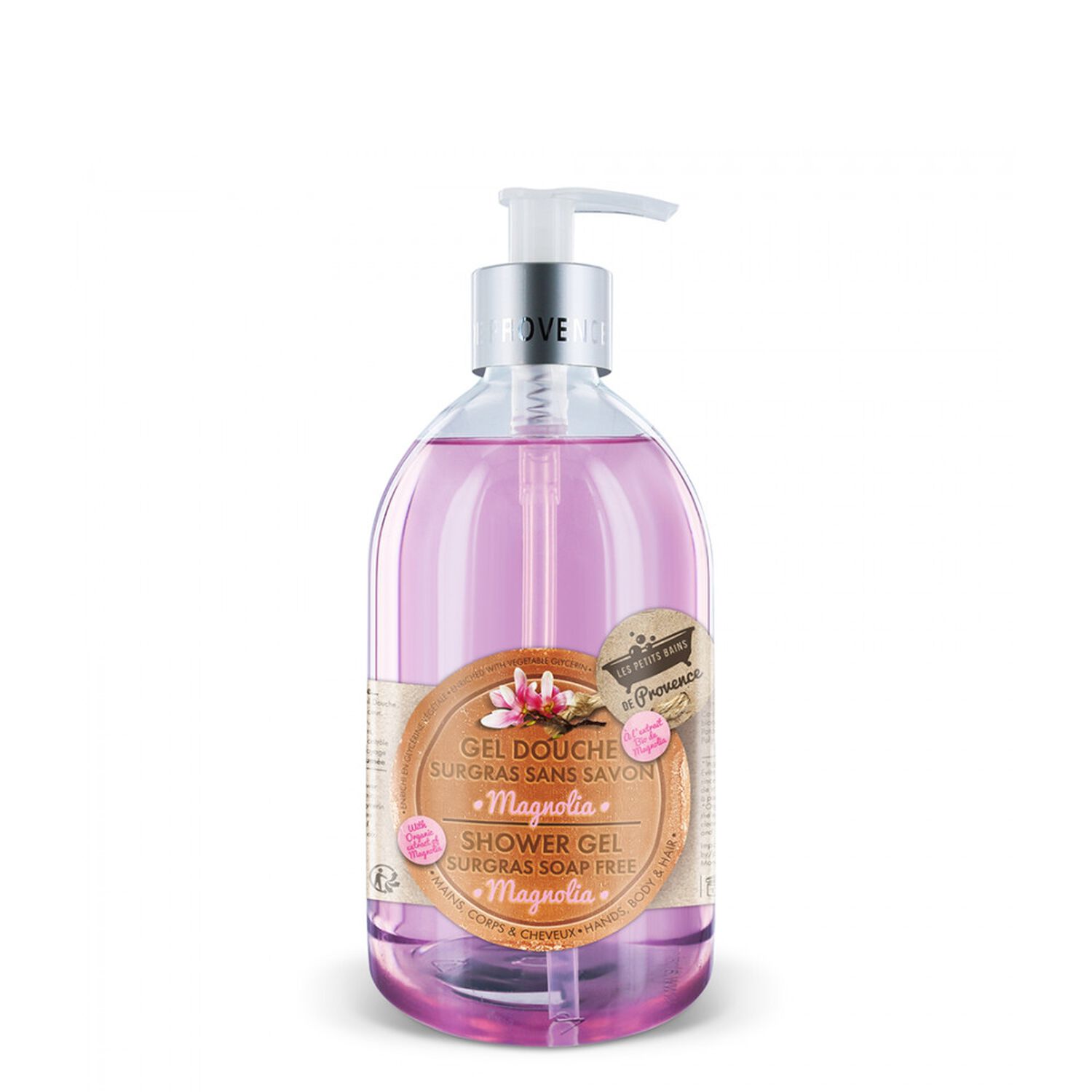 Les Petits Bains de Provence Gel Douche Surgras Sans Savon Parfum Magnolia