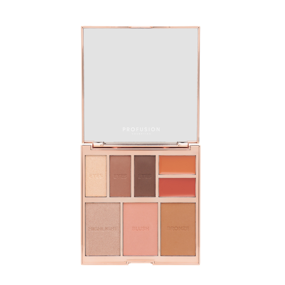 Profusion Cosmetics Palette Full Face Palette visage pour maquiller yeux, teint et lèvres