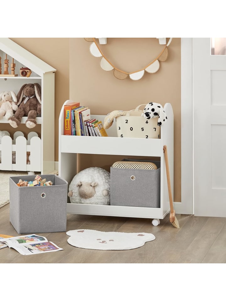 SoBuy Kinderregal in Weiß - (B)70 x (H)78 x (T)40cm günstig kaufen onesize