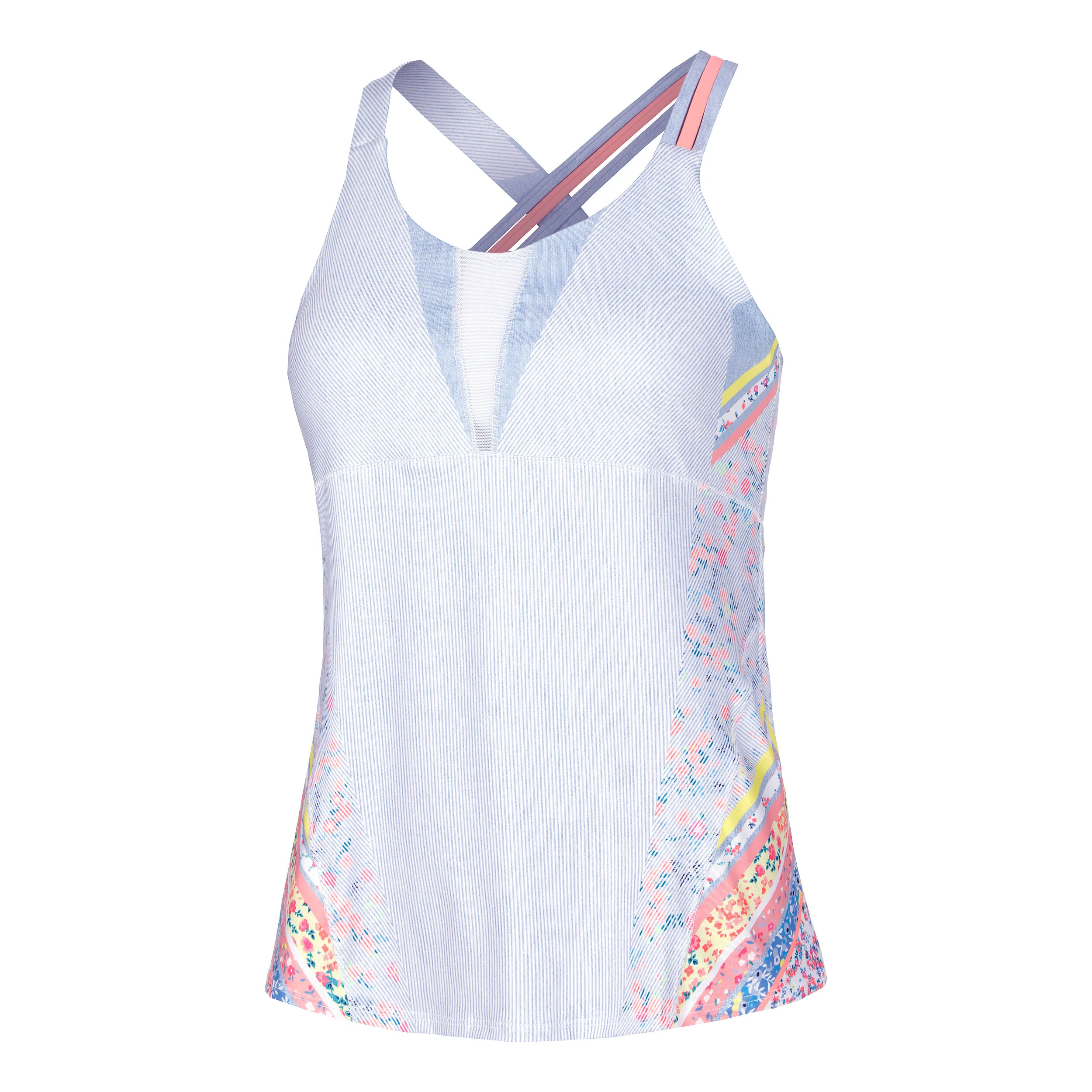 Liberty In Love With Bra Tank-Top Damen - Hellblau, Mehrfarbig