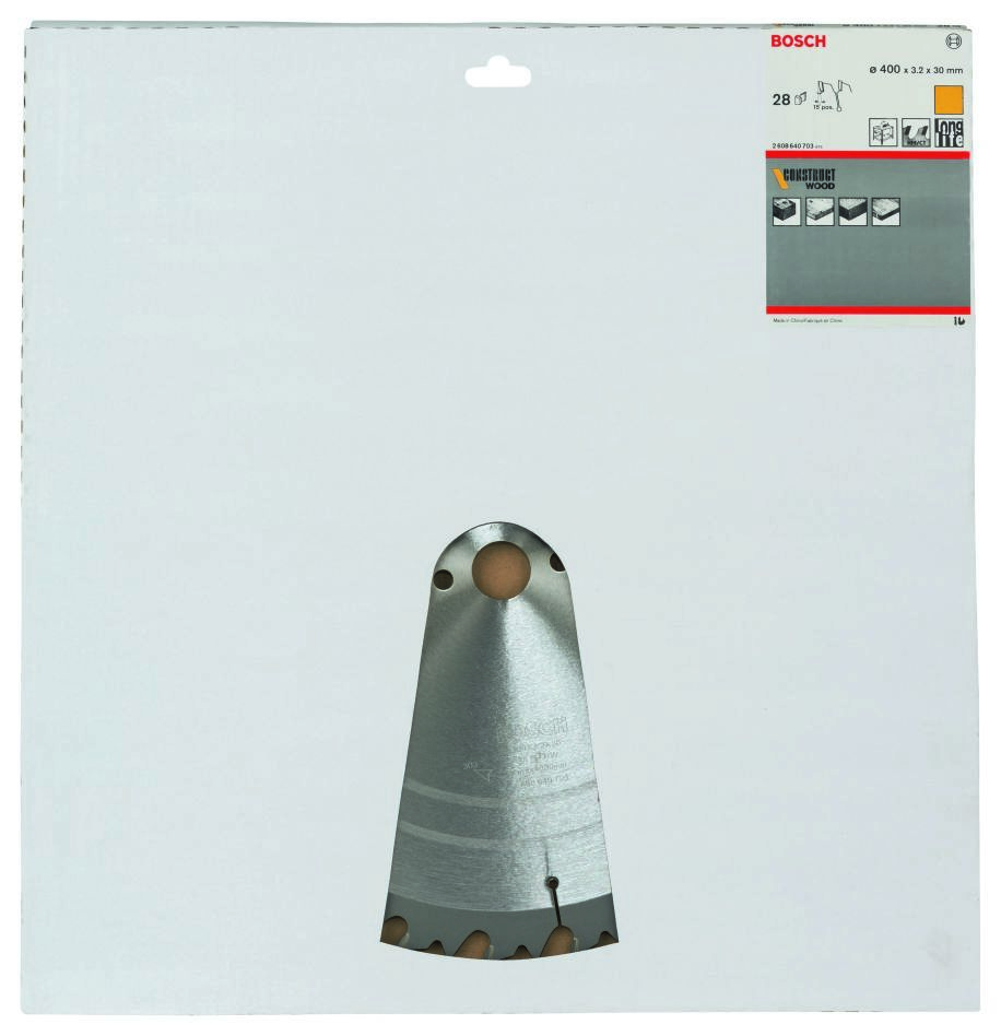 Príslušenstvo Bosch Blue 2608640703 Pílový kotúč 400 x 30 x 28T Construct Wood