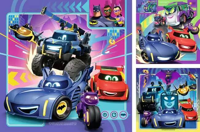 Kinderpuzzle ab 5 Jahren - An alle Batwheels! - 49 Teile