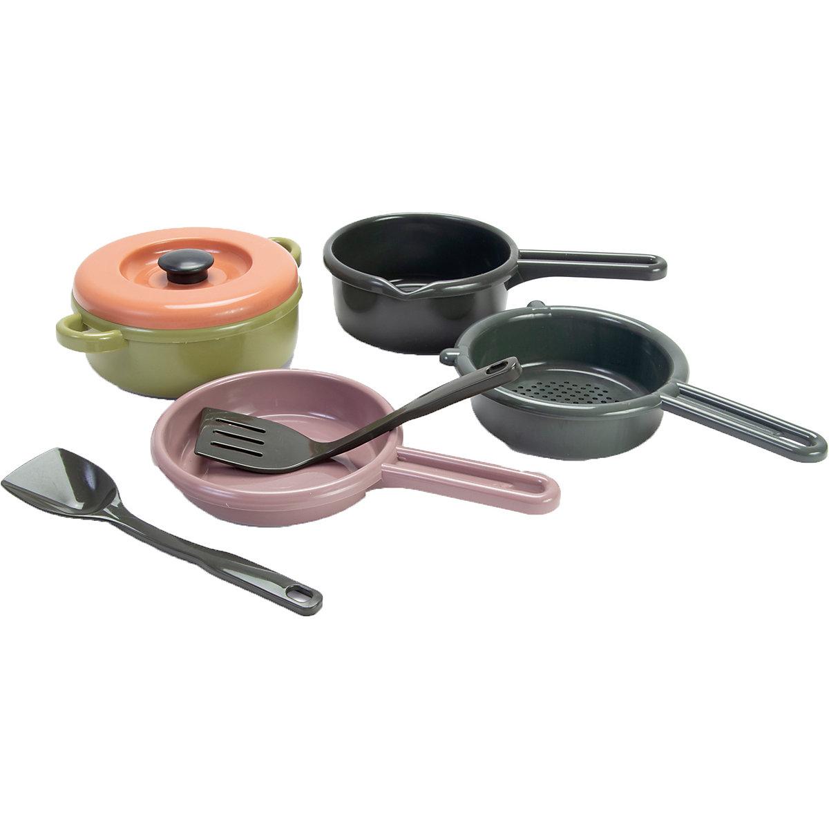 Topfset Green Bean - aus recyceltem Kunststoff, 7-tlg.