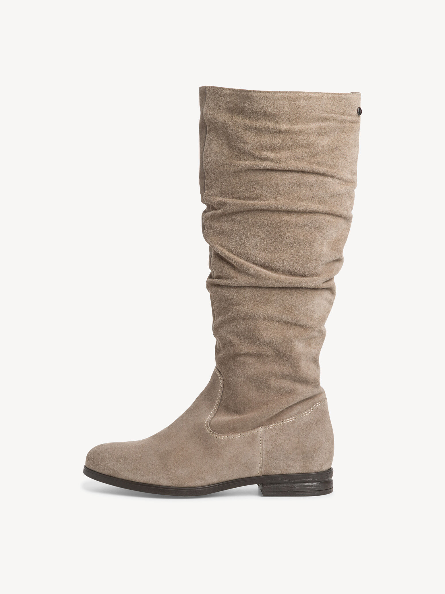 Bottes en cuir - beige