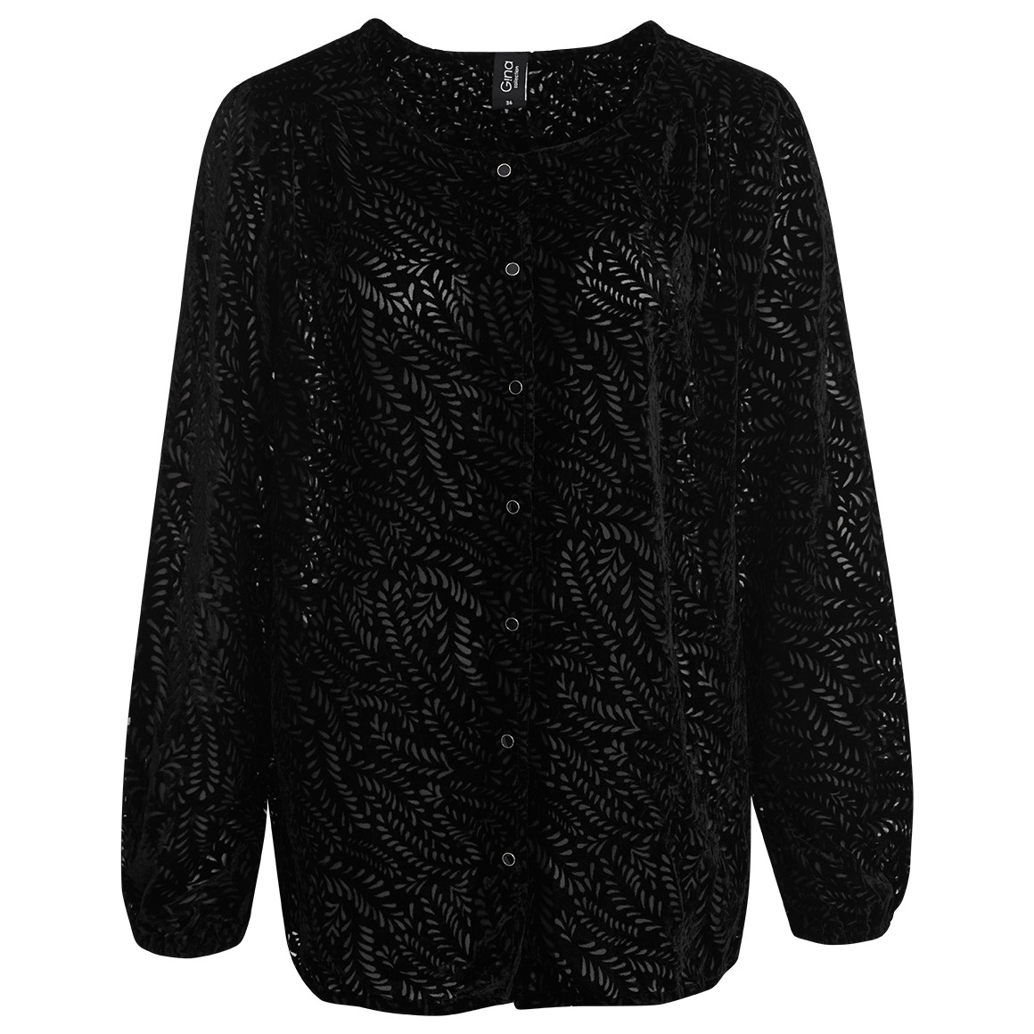 Damen Bluse mit Ausbrennermuster