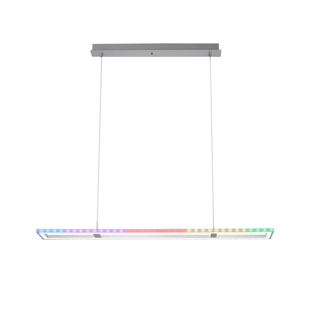 JUST LIGHT LeuchtenDirekt LED Pendelleuchte FELIX60, Downlight: CCT, Sidlight: RGB, dimmbar, IR-Fernbedienung, IP20