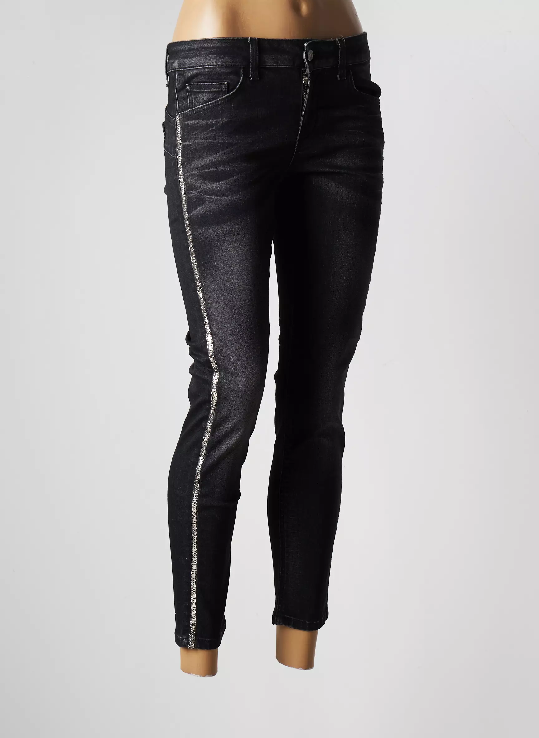 Liu Jo Pantalon7 8 Femme couleur gris