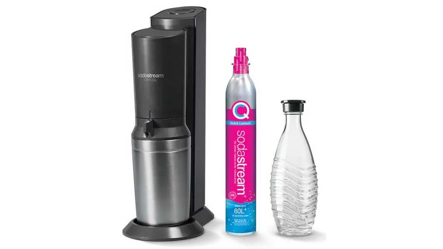 SodaStream® Wassersprudler Crystal 3.0 schwarz